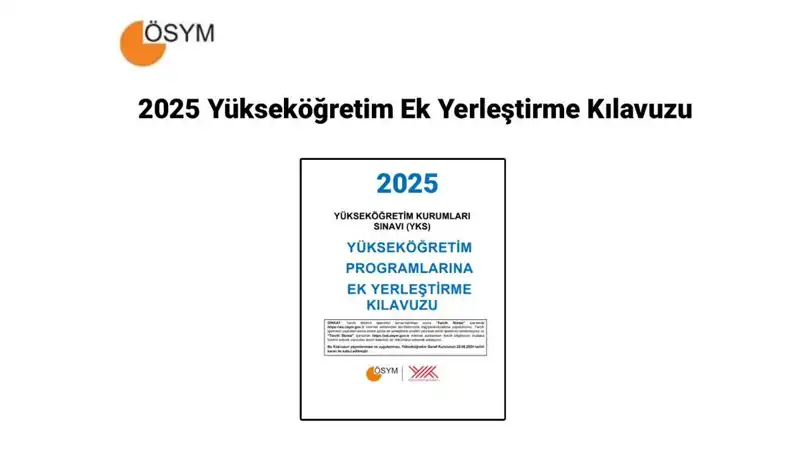 2025 Yükseköğretim Ek Yerleştirme Kılavuzu: YKS Tercih Tarihleri ve Ücretler