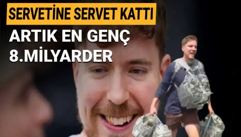 MrBeast: 1 Milyar Dolarlık Servetiyle En Genç 8. Milyarder Olmanın Sırları