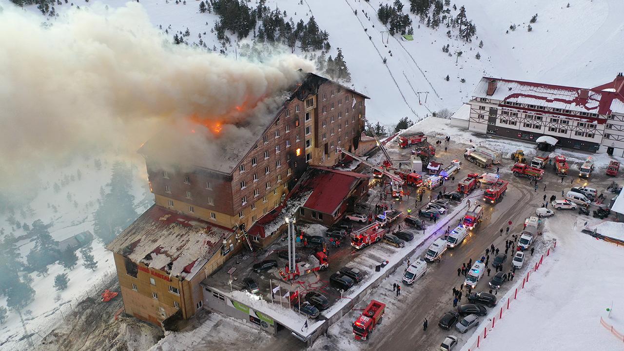 Kartalkaya Kayak Merkezi'nde Otel Yangınında 10 Ölü ve 32 Yaralı