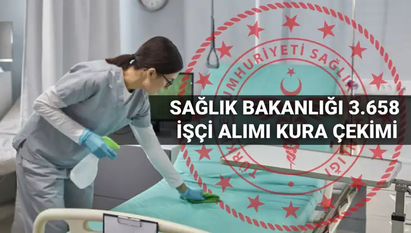 Sağlık Bakanlığı 2025 Kura Takvimi: 3.658 İşçi Alımı Detayları Açıklandı