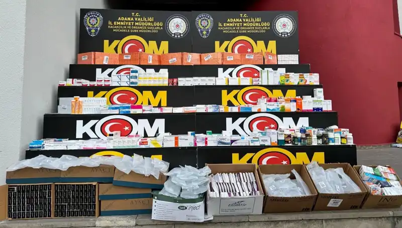 Adana'da Yasa Dışı İlaç Operasyonunda 3 Kişi Gözaltına Alındı